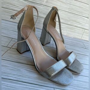 Kelly & Katie Silver Strappy High Heels Women’s Size 11M